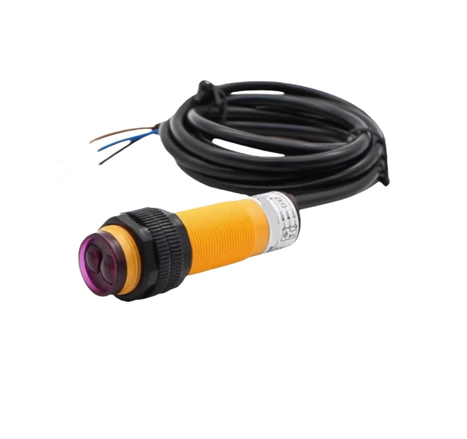 MXXDMOPD E3F-DS30C4 Proximity Switch Photoelectric Sensor Switch NPN/PNP DC5-36V 30cm Detection Range Adjustable E3F-DS30P1/P2/C2(E3F-DS30P1)