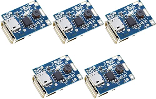 5pcs 5V Boost Step Up Power Module Batería de Carga Placa de protección Power Bank