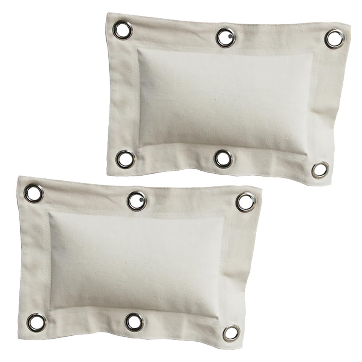 BESPORTBLE Sacco da Boxe da Muro 2pezzi in Tela Beige Superficie Imbottita e Tre Sezioni, Attrezzatura Versatile per Kickboxing e Boxe per Principianti e Atleti Esperti