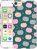 Glisten - iPod Touch 7th / 6th / 5th Generation Case - Cat Emoji Pattern Design Printed Slim Plastic