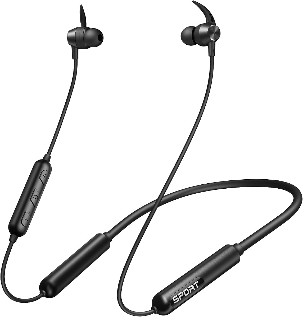 Neckband Bluetooth Headphones, 80Hrs Wireless Headphones with Mic | Neckband Headphones, Bluetooth 5.3 Earbuds, Stereo Bass in-Ear Headsets, IPX6 Waterproof, Neckband Earbud for Sport, Business