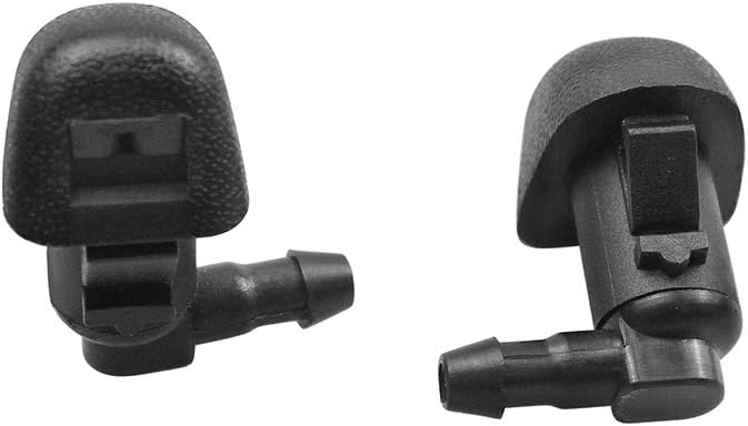 76810-TK8-A01 Direct Replacement for Honda Odyssey 2011 2012 2013 2014 2015 2016 2017 Front Windshield Washer Nozzle Assembly, Hood Wiper Washer Nozzle Spray Jet P/N 76810TK8A01, Can't Adjustable!!