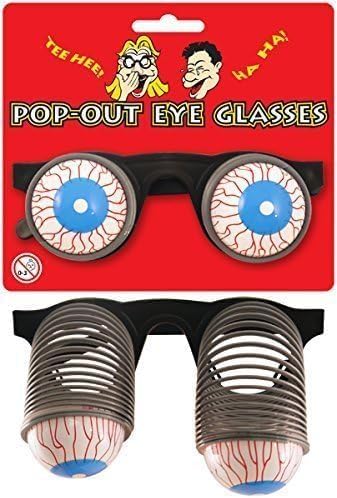 1 x Pop Out Eyes Novelty Glasses