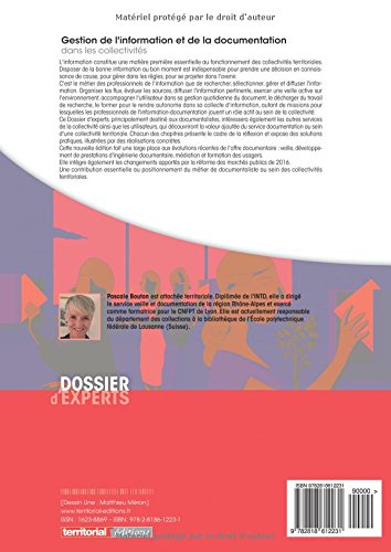 Gestion de l'information et de la documentation dans les collectivités