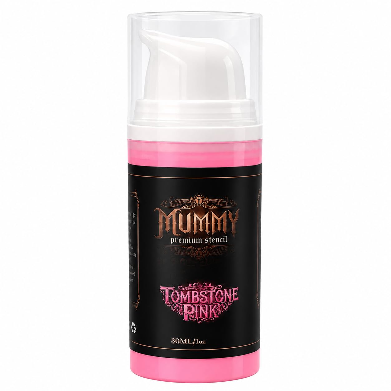 Mummy Tattoo Stencil Transfer Gel, Fast Clear Long Lasting, Pink 3.38oz