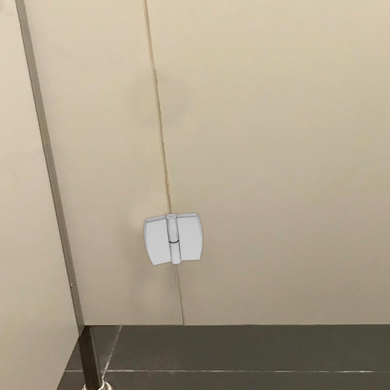 Cerniere in Acciaio Inossidabile Per Porte Di Bagni Pubblici Con Chiusura Automatica Cerniere Per Porte Divisorie Regolabili 3.15X2.95X0.59In Accessori Di Connessione Per Uso Commerciale
