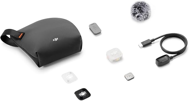 DJI Mic Mini 2S transmitter, AI noise cancellation