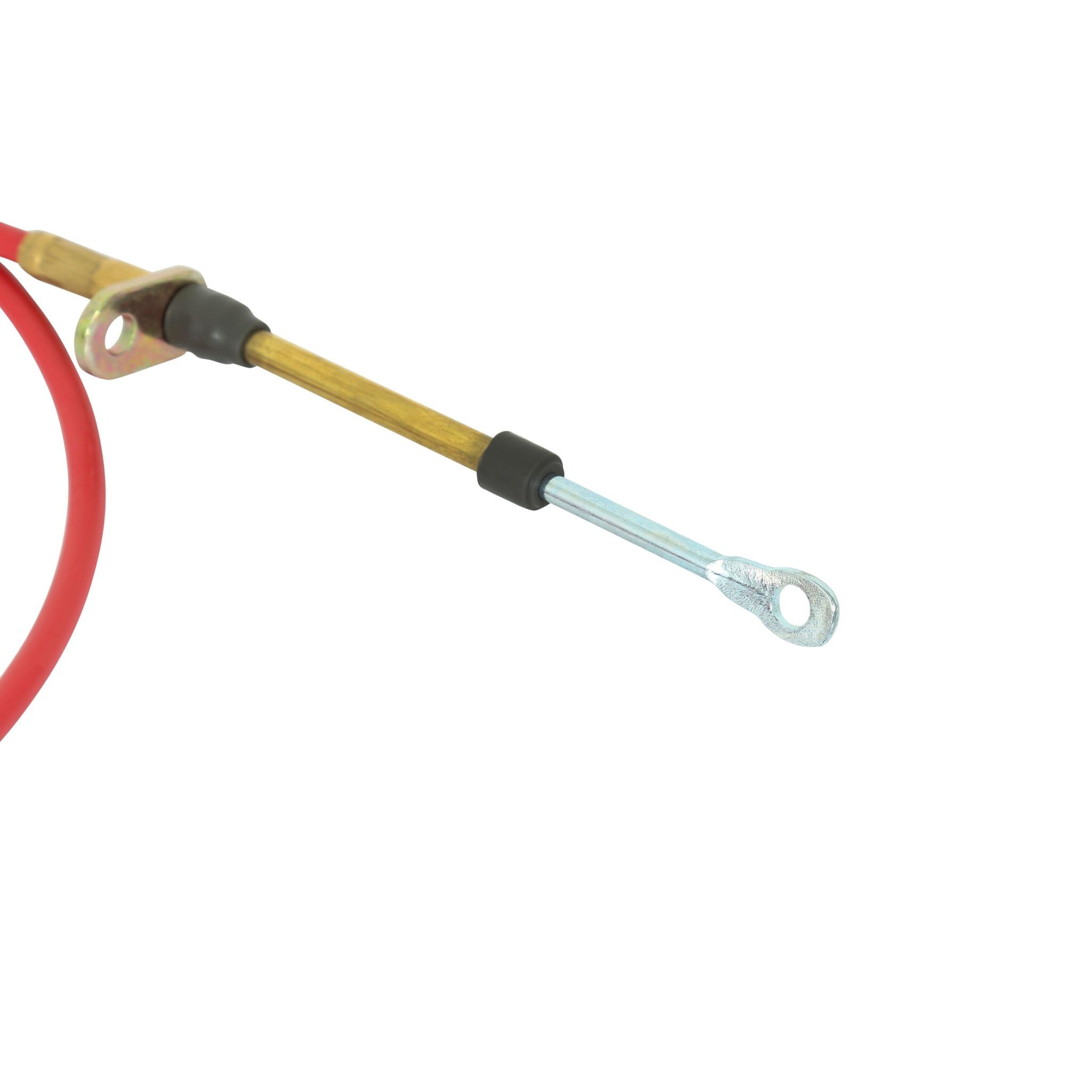 B&M 80605 Câble de levier de vitesse de 1,5 m de long, rouge