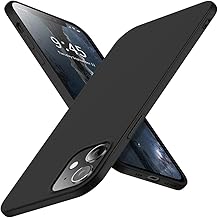 X-level Cover Compatible with iPhone 12/12 Pro, Ultra Slim and Anti-Scratch Silicone Protective Case in Soft Case for iPhone 12/12 Pro-Black