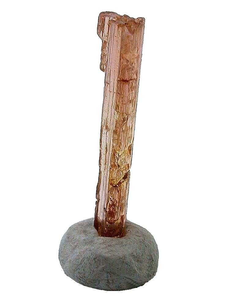 2.09 Gram 10.45 Ct Brazilian Highgrade Pèach Tourmaline Specimen Crystal TSC2