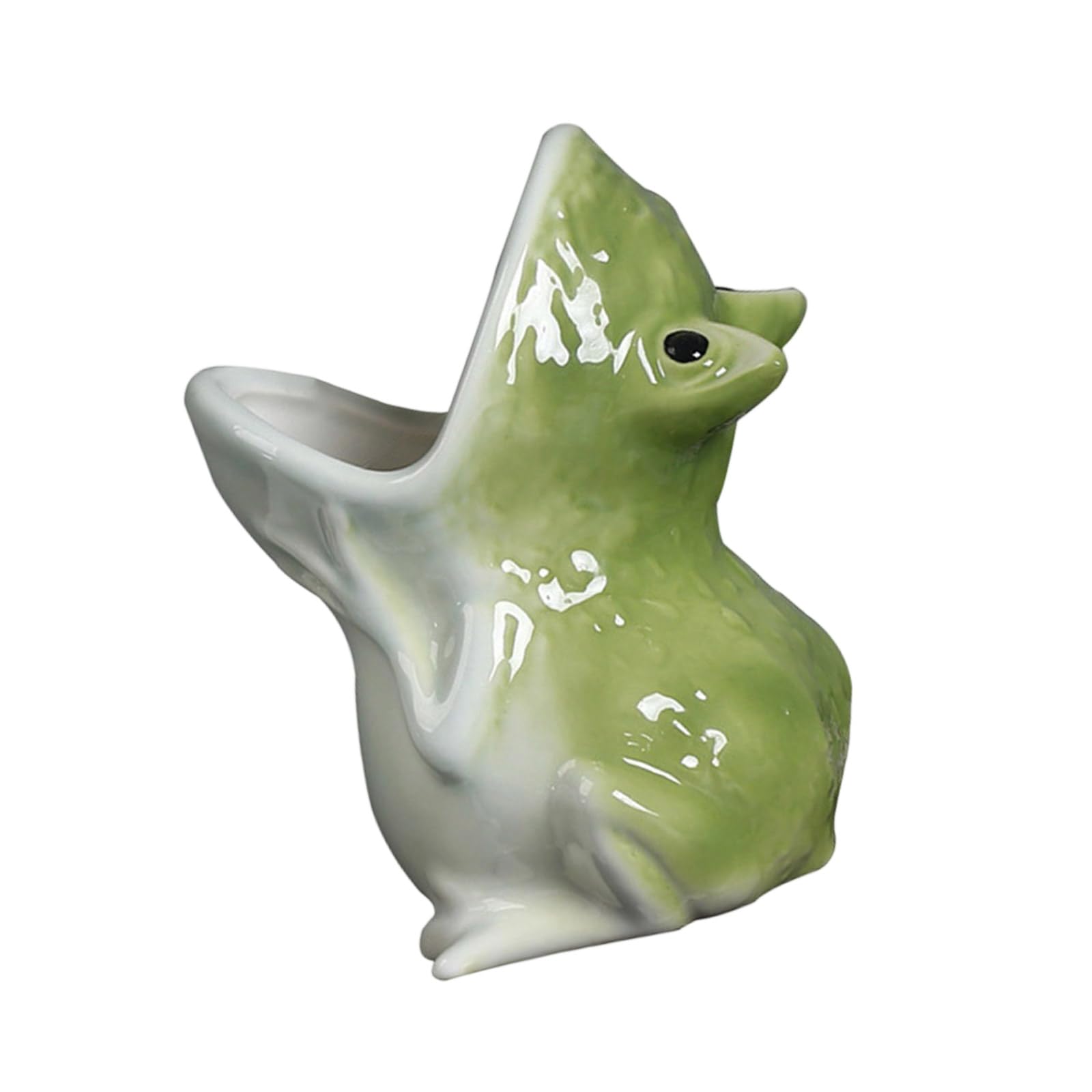 Snorvixre Frog Oriented Plant Container for Indoor Herbage Decoration in Sitting Room Otherwise Ceramic Succulents Pots