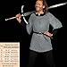 Mythrojan Chainmail Shirt with Coif Medieval Knight Armor Costume Medieval Chain Mail Shirt and Coif Armour Set Reenactment Warrior Haubergeon Historical Chainmail Replica – Zinc Plated, Medium Size