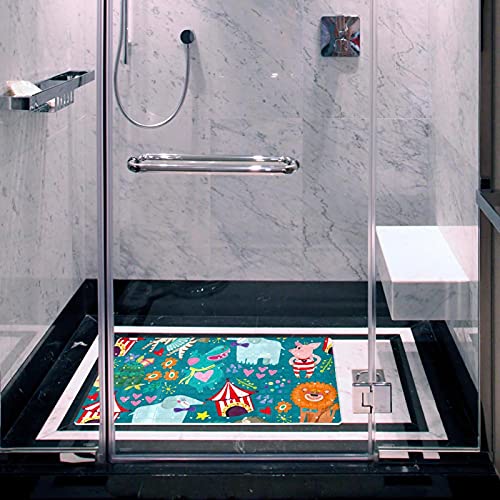 Tapis de bain antidérapant avec ventouses et trous de drainage - 6