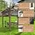 Garvee 10x12 Ft Outdoor Spruce Wood Wooden Gazebo Pergola with Canopy & Installation Kit, Quality Support Structure, Wind & Snow Resistant, Modern Outdoor Extendable Pavilion for Decks, Porches, Vines