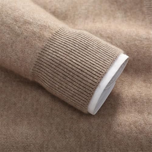 Men Zipper Cardigan Mock Neck Long Sleeve Knitwear Sweater Casual Stand Collar Cardigan4