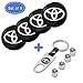 Car concentration camp 4PCS 56mm Wheel Center Hub Caps Decals Emblem Stickers Fit for Toyota with Bonus Tire Valve Stem Caps Cover Set (for Toyota)