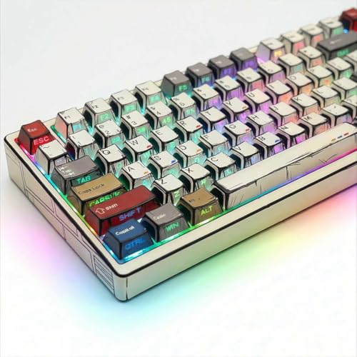 SWDPORT 132�L�[ PBT �T�C�h���C�g �L�[�L���b�v �_�u���V���b�g RGB �o�b�N���C�g Cherry MX�L�[�{�[�h�p (�`�F���[�v���t�@�C���A100%/75%/65%/60%���C�A�E�g) | �������̃��W�F���h�L�[�L���b�v�Z�b�g �e���p�b�h