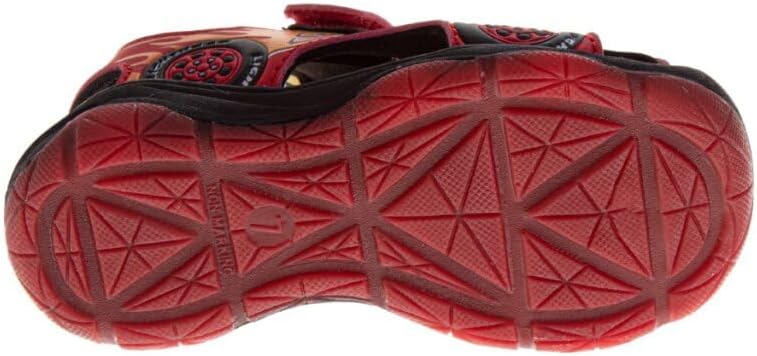 Disney Cars Lightning McQueen Kids Boys Sandal LED Light Up Strap Sandals For Boy Size Toddler/Little Kid/Big Kid - Image 5
