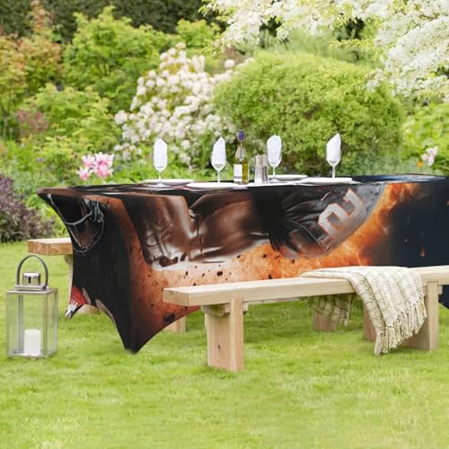 Nappe élasthanne imperméable et infroissable pour table 1,8 m - 8