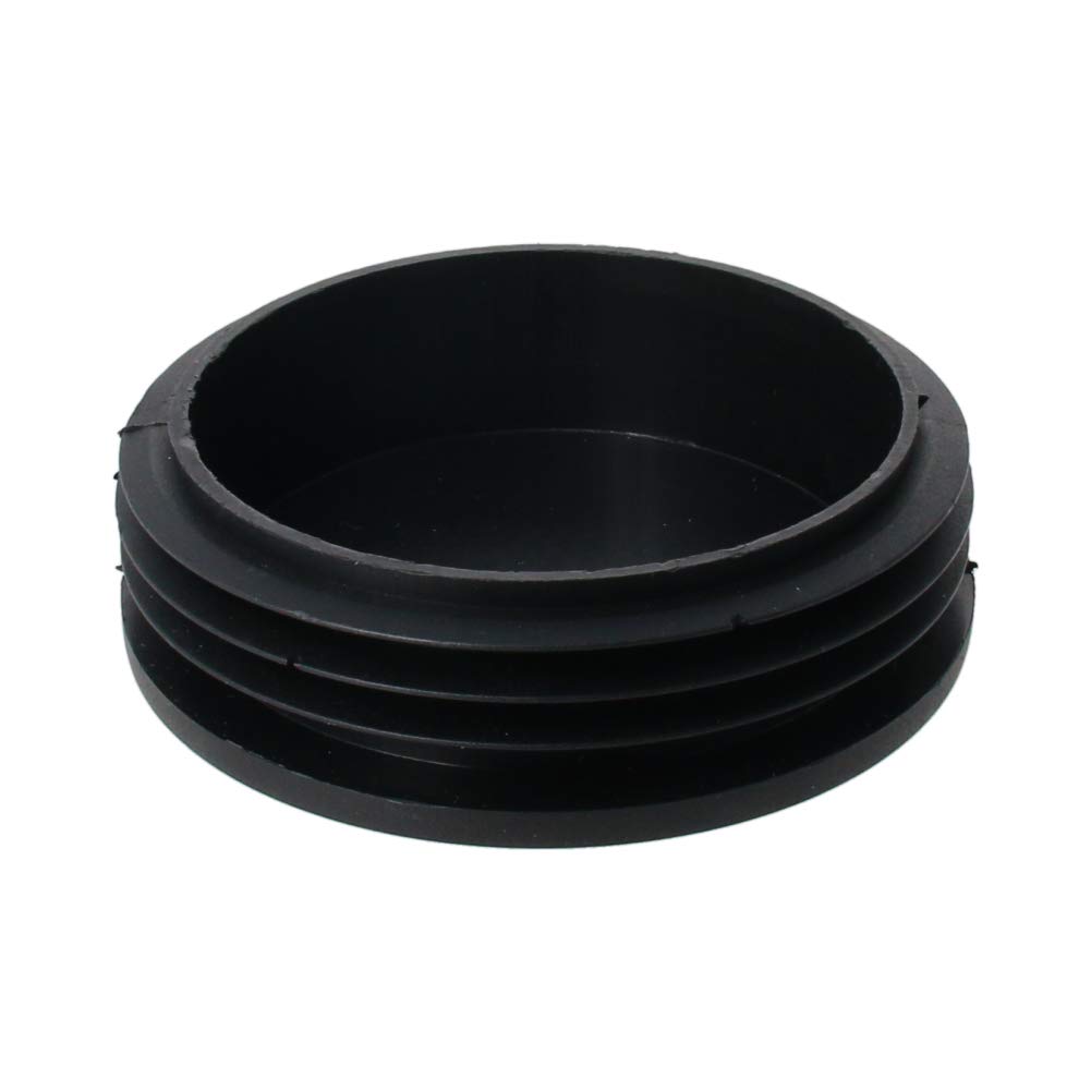 MroMax 100mm Blanking Cap, Soil Pipe Cap, Tubing Plug Post End Caps for Pipe Drain End Pipe Black, 100mm 1pcs - Image 2