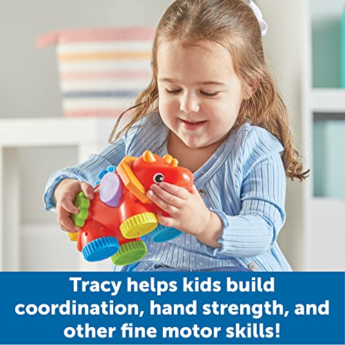 Learning Resources Tracy the Fidget Triceratops, 1 Piece, Ages 18 Months+, Baby Toys - Image 3