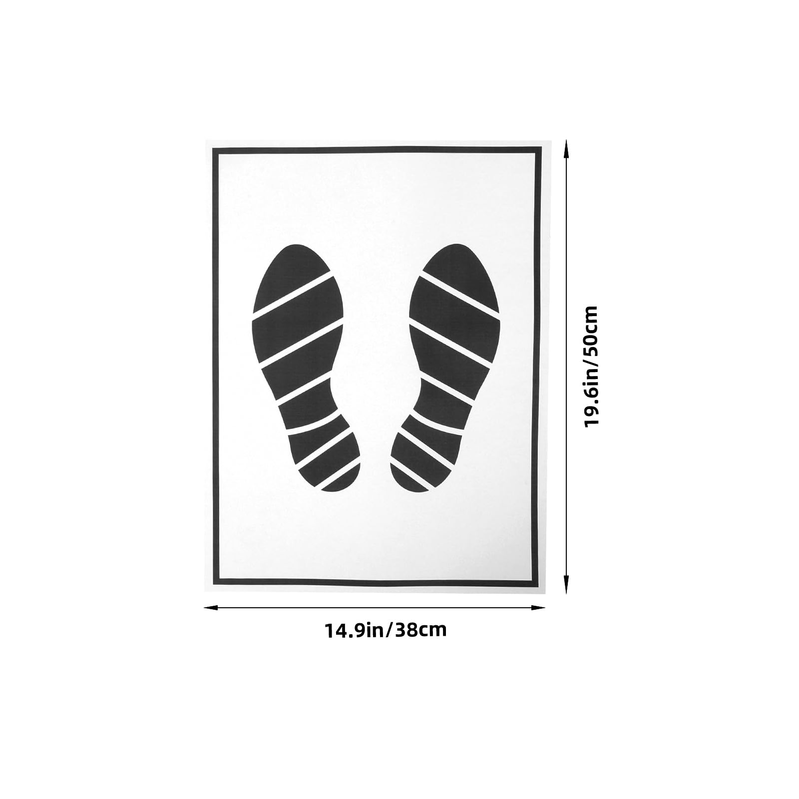 50PCS Auto Disposable Floor Pads Paper Vehicle Foot Mats Portable Floor Mats - Anti Mud Anti Snow Premium — view 2