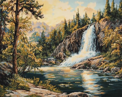 Kit de peinture de perles fait à la main cascade 60x80cm cadeau idéal
