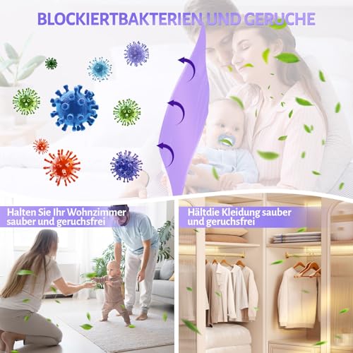 18 Stück Windeleimer Nachfüllkassetten, Wickeleimer Nachfüllfolie, Geruchsdichte Eingedickte, Hervorragende Abdichtung und Zähigkeit kompatibel mit allen Windeleimer & Katzenstreuentsorgungseimer