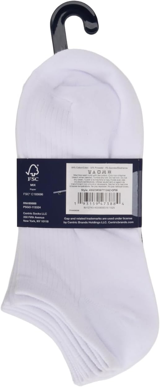 GAP Womens Ribbed Low Cut Socks