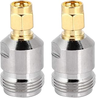 SMA Connecter, N-Type Female to SMA Male RF Coax Antenna Adapter, High Temperature Resistance N to SMA Connecter, Coaxial Cable Wi-Fi Radio SMA Connecter