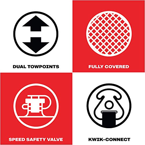 Airhead Big Mable and Booster Ball Combo, 1-2 Rider Towable Tube for Boating