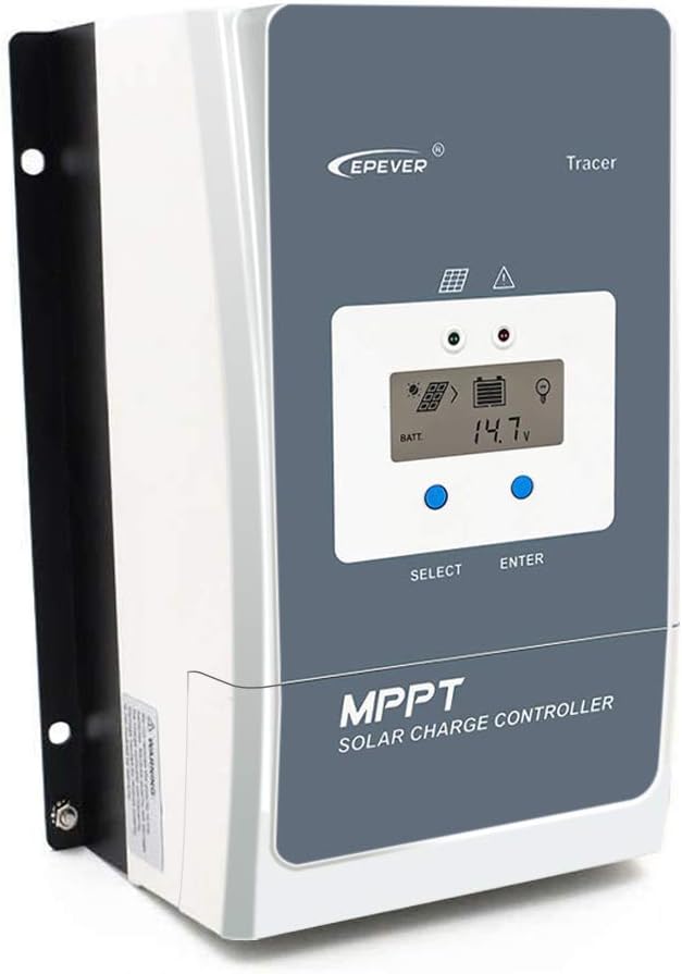 60A MPPT Solar Charge Controller 150V PV Negative Grounding, Suitable for 12/24/36/48V Battery System