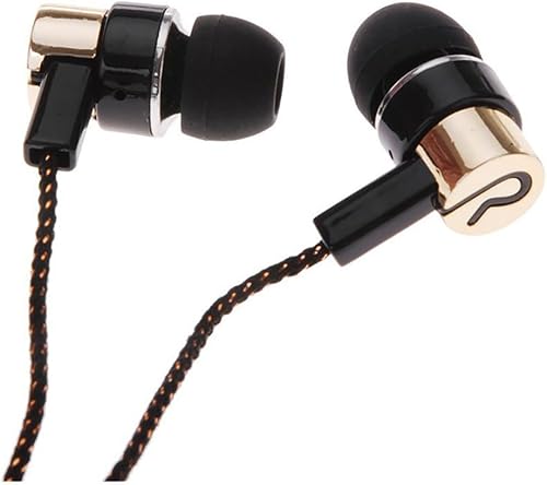 Huhuswwbin Auricolare Bluetooth Cuffie Bluetooth Auricolare con Cavo Stereo con Isolamento Acustico Cavo Intrecciato 1 2 per Samsung HTC