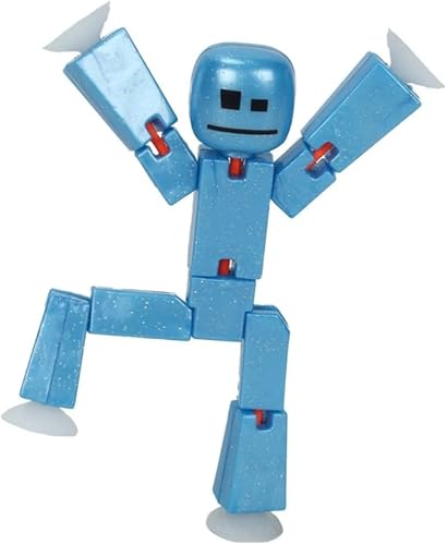 Zing StikBot - Paquete individual, incluye 1 StikBot, figuras de acción coleccionables y accesorios, animación Stop Motion, a partir de 4 años (rojo