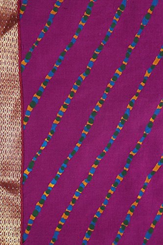 Image of DIAMO Girl's Jaipuri Lahariya Block Print Skirt and Top