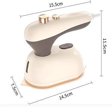 Portable 2-in-1 Mini Iron, Handheld Steam Iron, Suitable for Business and Home Dry and Wet Ironing