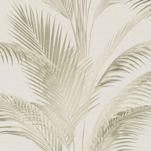 Papel pintado palmeras TNT para tapar imperfecciones de pared 2