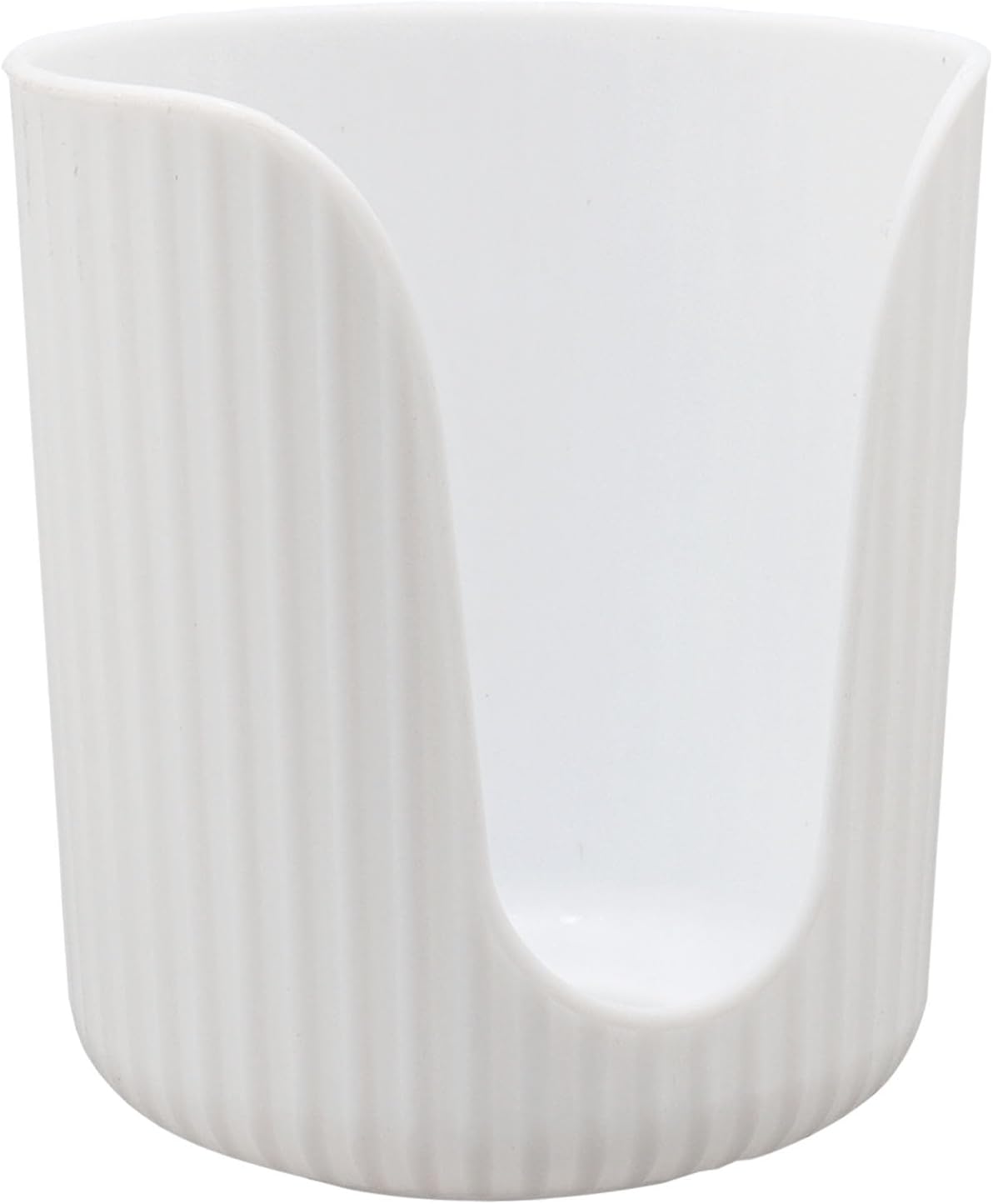 Zorfeter White Bathroom Cup Dispenser, Plastic Mouthwash Holder