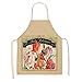 IGKCAQX Fartuch kuchenny, fartuch do grilla, fartuch męski i damski, bez rękawów, z nadrukiem 3D, w stylu vintage, idealny do gotowania, pieczenia, ogrodu (kwiaty 31)