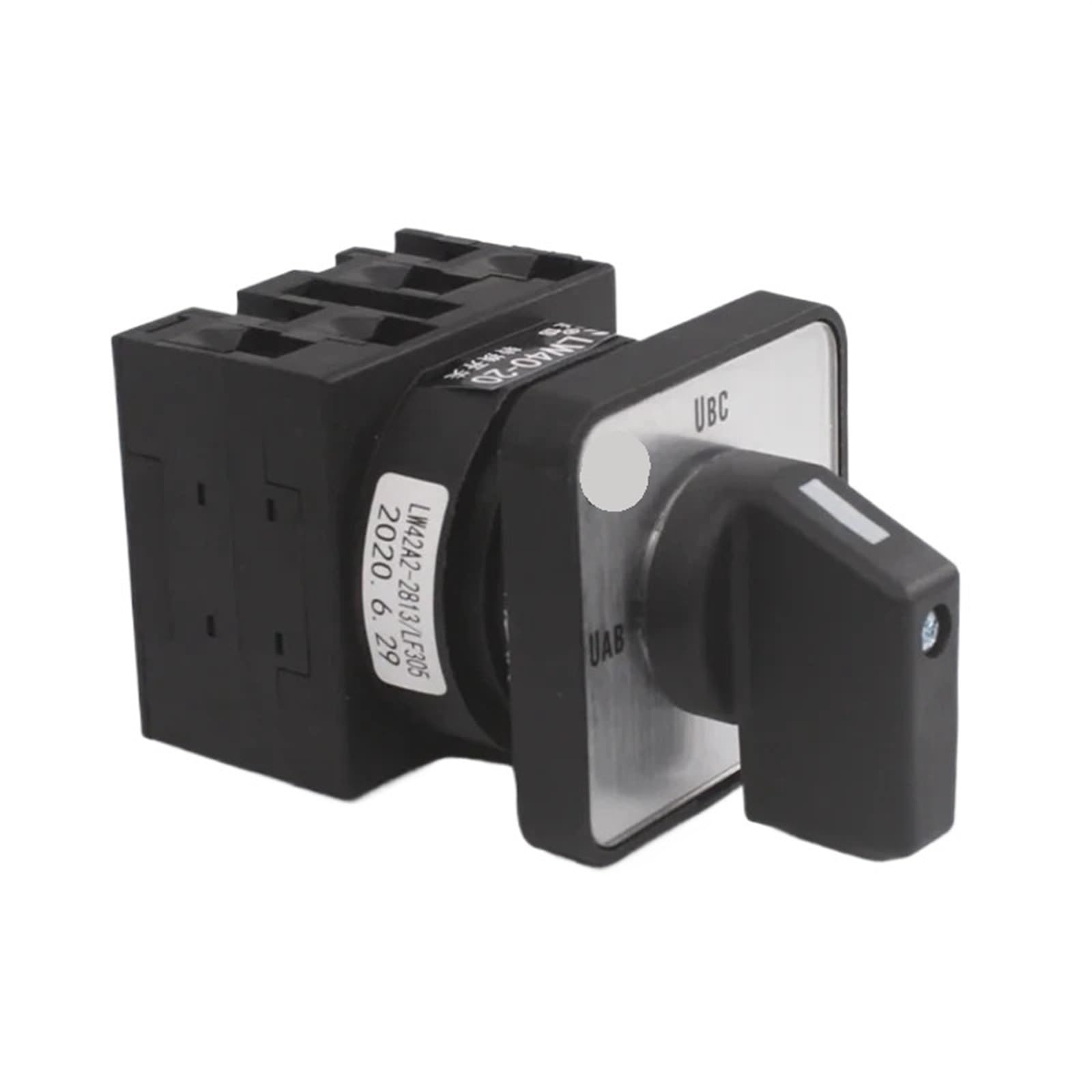 Voltímetro LW42-20/2 interruptor rotatorio de transferencia trifásica universal 20A 4