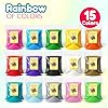 4E's Novelty 12 Lbs Colored Craft Sand -15 Colors, 0.8 lb Bags, Non-Toxic Fine Grain Decorative Sand Art for Kids Craft, Bottle & Vase Filler, Teachers Classroom Supplies #1