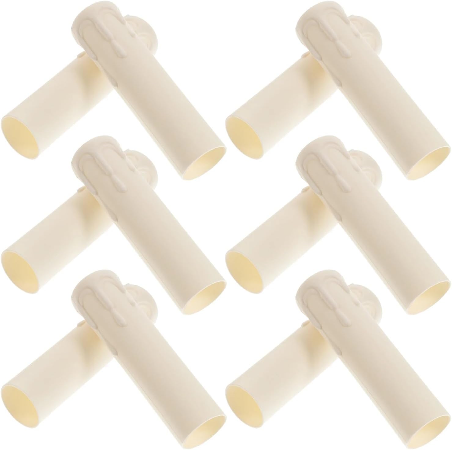 40-Pack Retro Waterproof Tear-Wax Sleeves, Lightweight Plastic Chandelier Covers