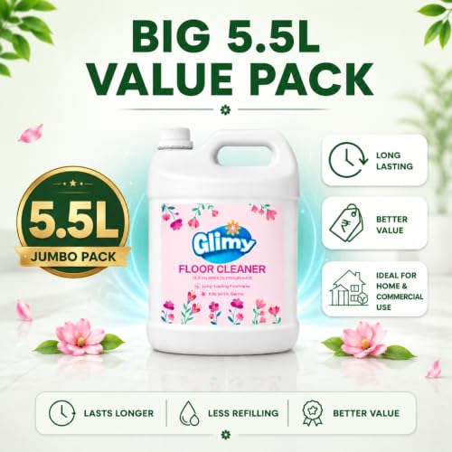 Image of Disinfectant Floor & Surface Cleaner Liquid | 5.5 Litre | Ocean Breeze Fragrance | Removes Dirt & Grease | Kills 99.9% Germs | Extra Shine | Safe for Kids & Pets
