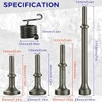 Smoothing Air Hammer Bits Set, 5Pcs Pneumatic Air Hammer Chisel Bits - Image 2