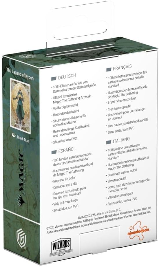 Ultimate Guard - Art Sleeves - Magic: The Gathering Universes Beyond - Avatar: The Last Airbender - The Legend of Kyoshi