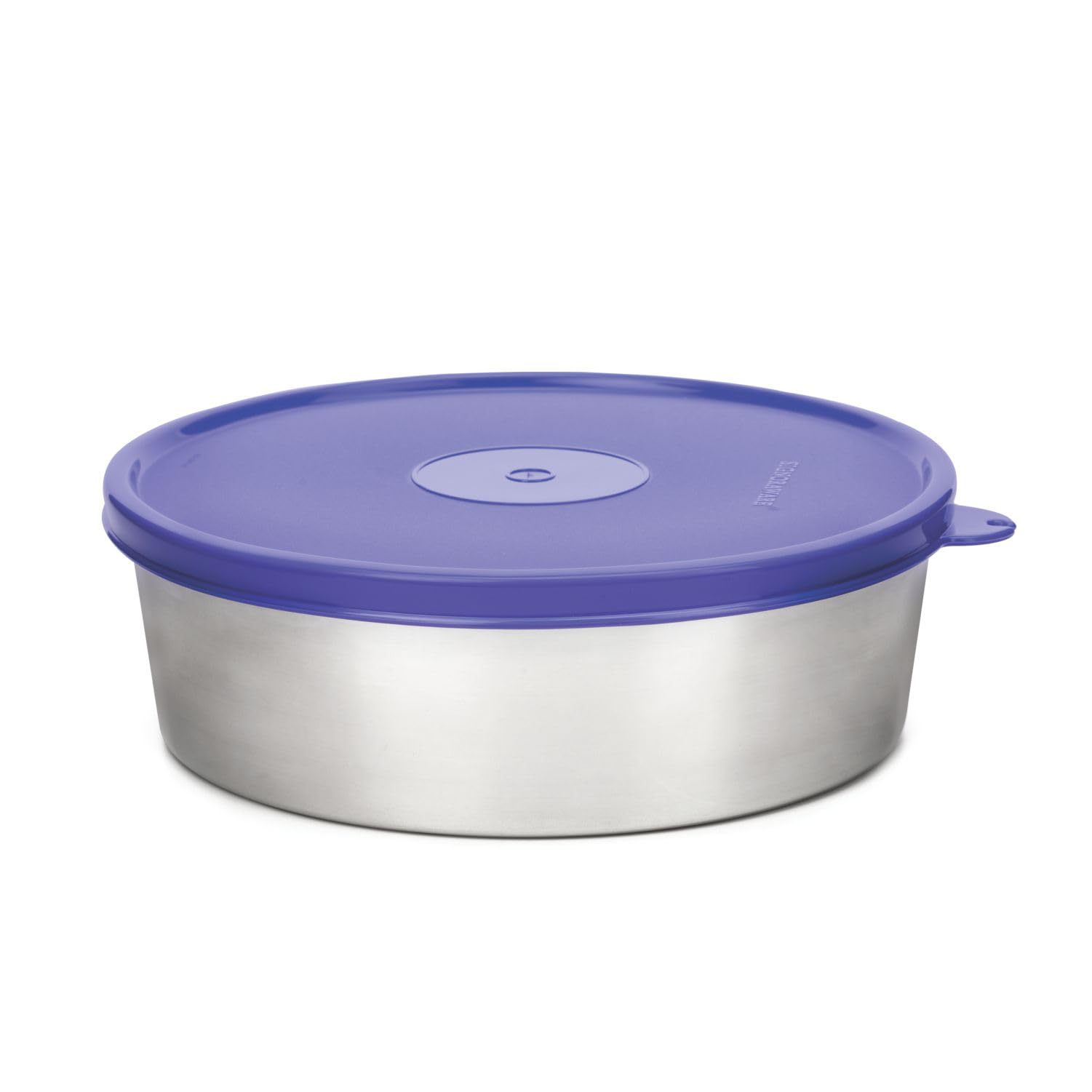 SIGNORA WARE Classic Stainless Steel Storage Container | Airtight & Leakproof | Retain Freshness & Crispness | Microwave Safe | Great For Snacks, Sandwiches & Fruit Storage ( 900Ml | Violet )