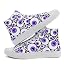Purple Black/White