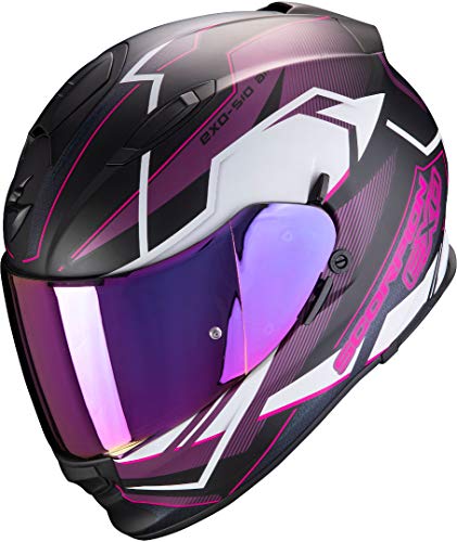 Motorcycle helmets Scorpion EXO-510 AIR BALT Matt Black-White-Pink, Black/White/Pink, S