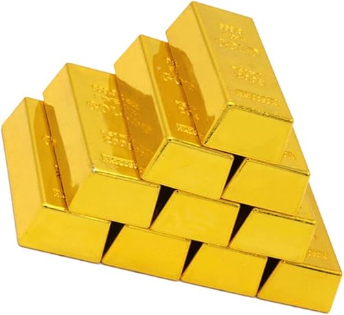 Miniatura 4 de Kichvoe Adorno de lingote de lingote de oro pirata Yuan Bao