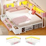 MSmask Corner Bed Frame